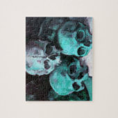 Pyramide von Skulls nach Cezanne Puzzle (Vertikal)