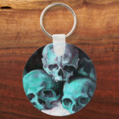 Pyramide von Skulls nach Cezanne Schlüsselanhänger (Vorderseite)