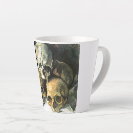 Pyramide von Skulls Paul Cezanne Malerei Art Milchtasse (Rechte Ecke)