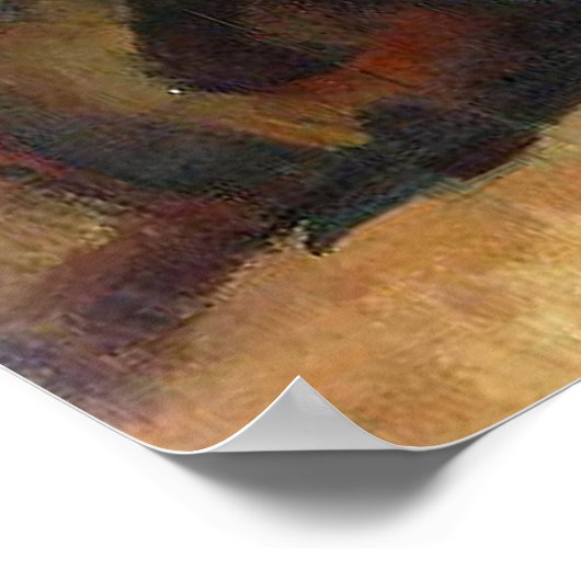 Pyramide von Skulls Paul Cezanne Malerei Art Poster (Ecke)