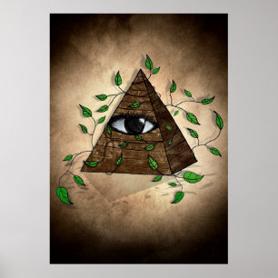 Pyramideauge Poster