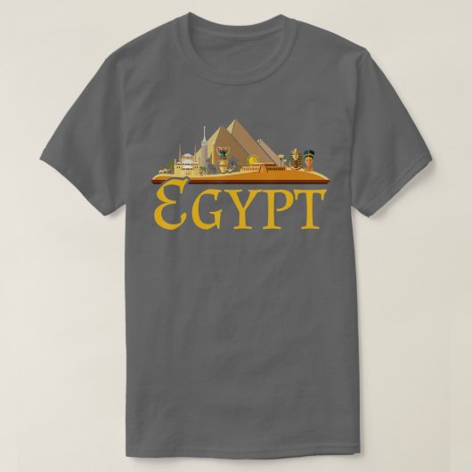 Pyramiden Ägypten T-Shirt (Design vorne)
