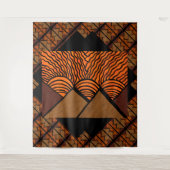 Pyramiden anderer Welten 1 Wandteppich (Vorderseite)