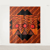 Pyramiden anderer Welten 2 Wandteppich (Vorderseite)