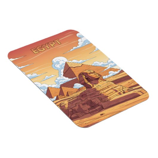 Pyramiden aus Ägypten Magnet (Rechte Seite)
