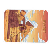 Pyramiden aus Ägypten Magnet (Horizontal)