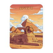 Pyramiden aus Ägypten Magnet (Vertikal)