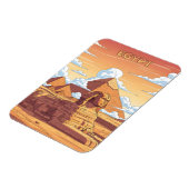 Pyramiden aus Ägypten Magnet (Linke Seite)