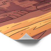 Pyramiden aus Ägypten Poster (Ecke)