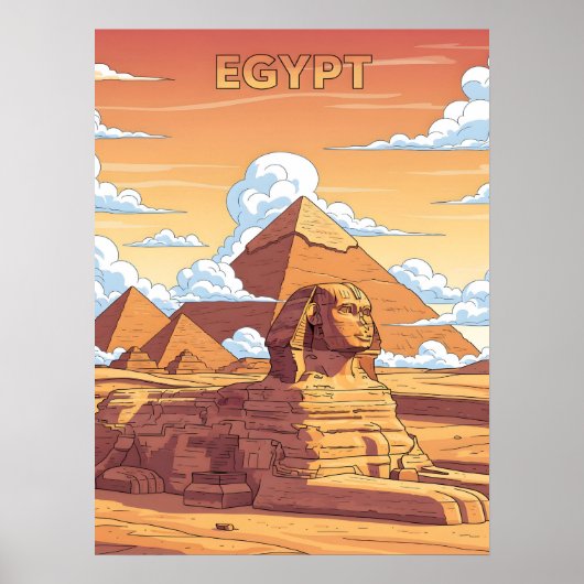Pyramiden aus Ägypten Poster (Vorne)