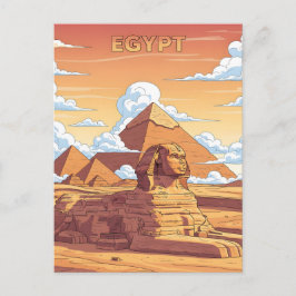 Pyramiden aus Ägypten Postkarte