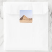 Pyramiden aus Ägypten Tasse Quadratischer Aufkleber (Tasche)