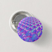Pyramiden aus farbigem Kristall Button (Vorne & Hinten)