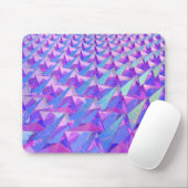 Pyramiden aus farbigem Kristall Mousepad (Mit Mouse)