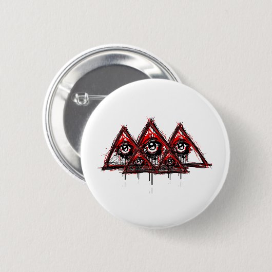 Pyramiden Button (Vorne & Hinten)