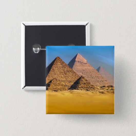 Pyramiden Button (Vorne & Hinten)