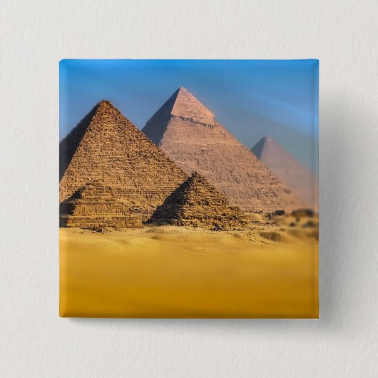 Pyramiden Button (Vorderseite)