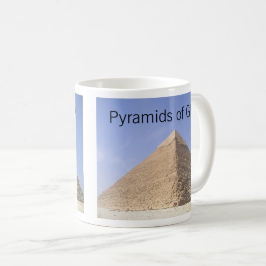Pyramiden der Tasse Gizeh (VorderseiteRechts)