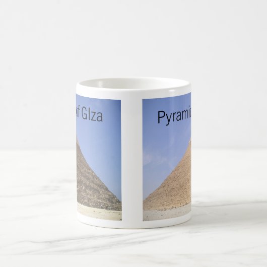 Pyramiden der Tasse Gizeh (Mittel)