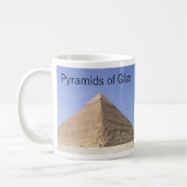 Pyramiden der Tasse Gizeh (Links)