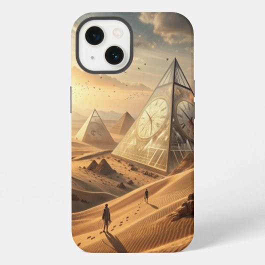Pyramiden des Schweigens iPhone Hülle (Rückseite)