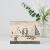 Pyramiden en Sfinx van Gizeh (1698) von Jan Luyken Postkarte (Stehend Vorderseite)