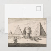 Pyramiden en Sfinx van Gizeh (1698) von Jan Luyken Postkarte (Vorne/Hinten)