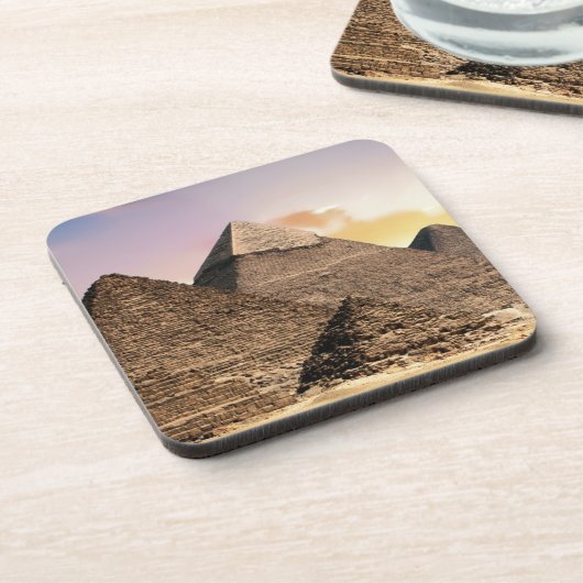 Pyramiden Getränkeuntersetzer (Linke Seite)