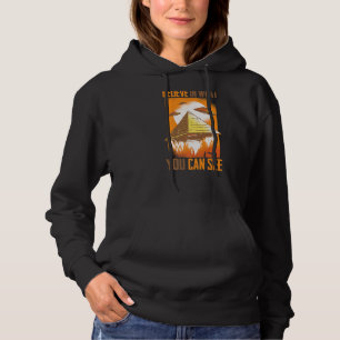 Pyramiden glauben an das, was Sie sehen können Auß Hoodie