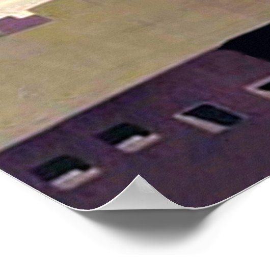 Pyramiden hinter Palmen, Ägypten Poster (Ecke)