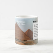 Pyramiden historischer Tasse Gisehs (Mittel)