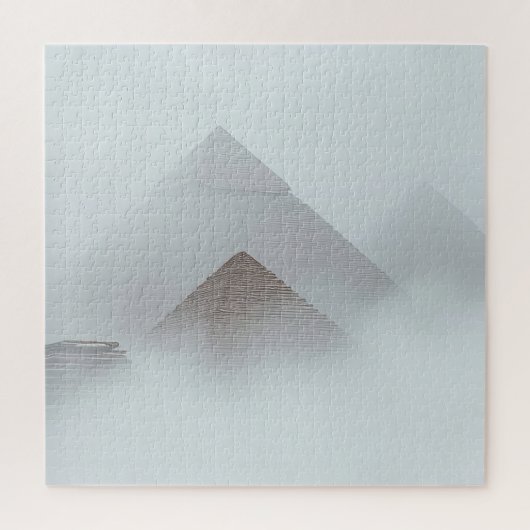 Pyramiden im Nebel Puzzle (Vertikal)