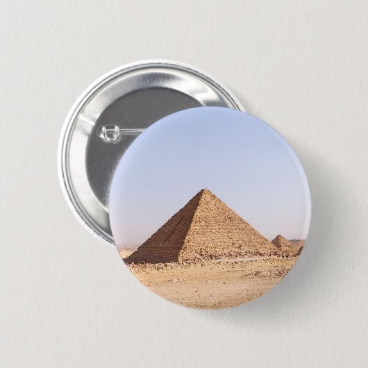Pyramiden in Ägypten Button (Vorne & Hinten)