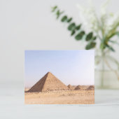 Pyramiden in Ägypten Einladung (Stehend Vorderseite)
