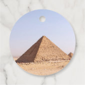 Pyramiden in Ägypten Geschenkanhänger (Rückseite)