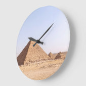 Pyramiden in Ägypten Große Wanduhr (Winkel)