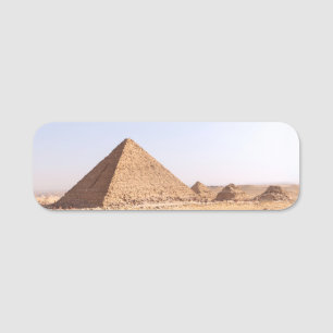 Pyramiden in Ägypten Namensschild
