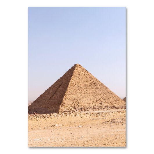 Pyramiden in Ägypten Tischnummer (Vorderseite)