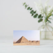 Pyramiden in Ägypten Visitenkarte (Stehend Vorderseite)