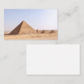 Pyramiden in Ägypten Visitenkarte (Vorne/Hinten)