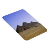 Pyramiden in der Wüste Kairo, Ägypten Magnet (Rechte Seite)