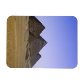 Pyramiden in der Wüste Kairo, Ägypten Magnet (Horizontal)