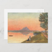 Pyramiden in Entfernung Postkarte (Vorne/Hinten)