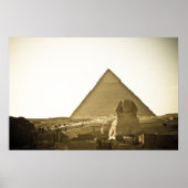 Pyramiden in Gizeh in Kairo, Ägypten Poster (Vorne)