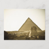 Pyramiden in Gizeh in Kairo, Ägypten Postkarte (Vorderseite)