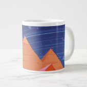 Pyramiden Jumbo-Tasse (Vorderseite Rechts)