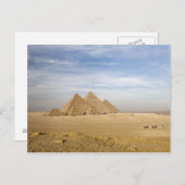Pyramiden Kairo, Ägypten Postkarte (Vorne/Hinten)