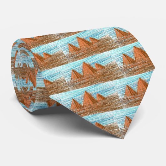 Pyramiden Krawatte (Gerollt)