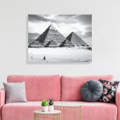 Pyramiden Leinwanddruck (Insitu (Wohnzimmer))