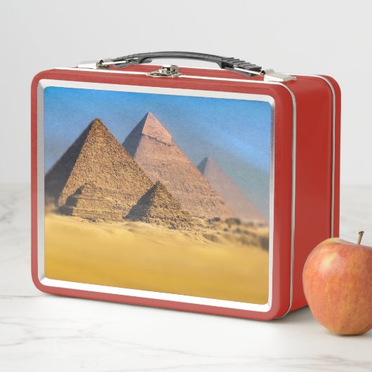 Pyramiden-Mittagsbox Metall Brotdose (Beispiel)